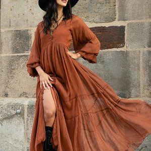 Joyfolie Ninette Maxi Dress - Size XL
